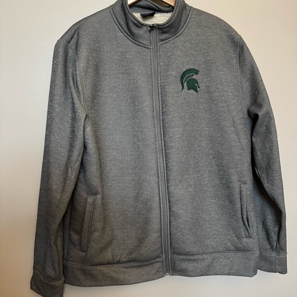 Colosseum Other - MICHIGAN STATE MSU Size XL Sherpa Lined Full Zip Up Jacket Long Sleeve Top